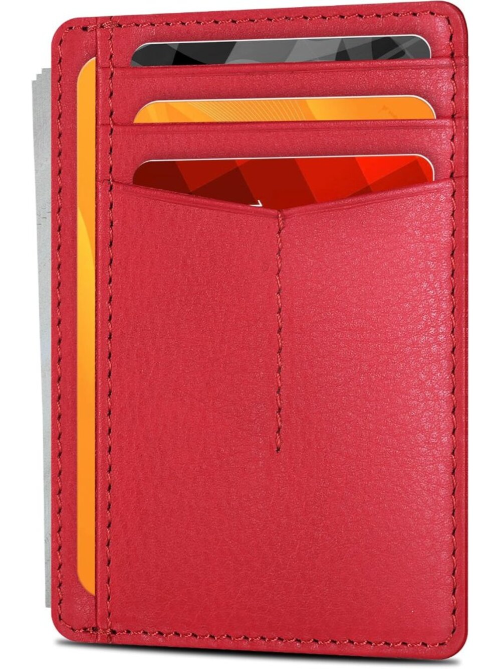 Leather Wallet Minimalist Style - RFID Slim Card Holder